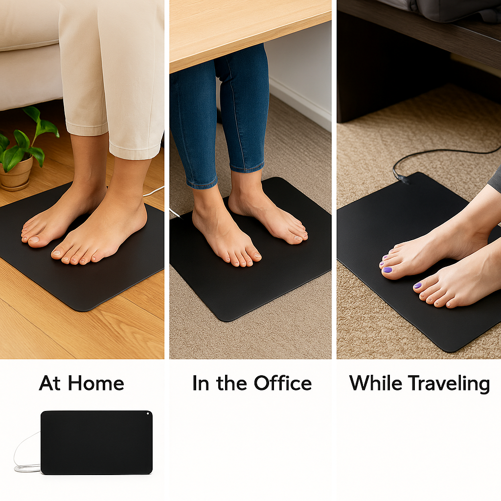 Earthing grounding mat